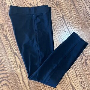 American Giant Ponte Slim Pant High Rise Super Black Reg Size 4 Legging EUC